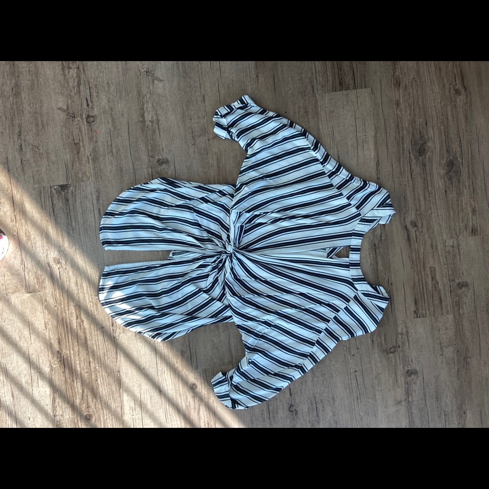 Black and white Blouse